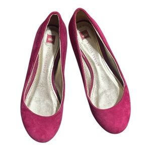 Elaine Turner Maroon Suede Shoe size 6.5